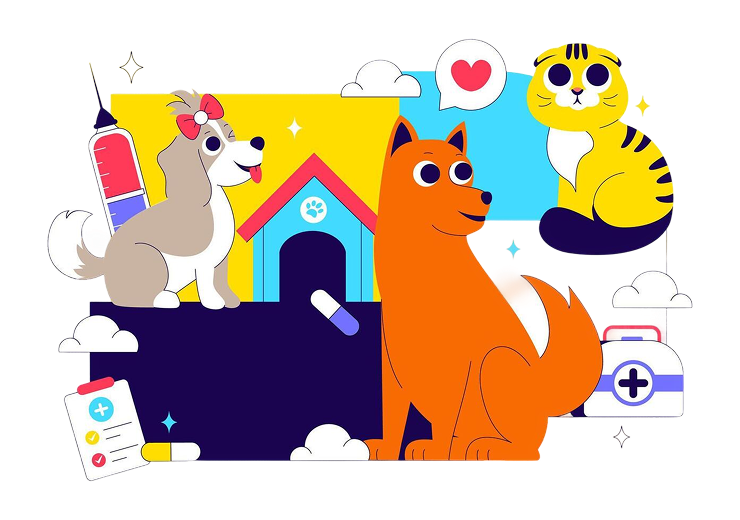 Pet Parents Illustration